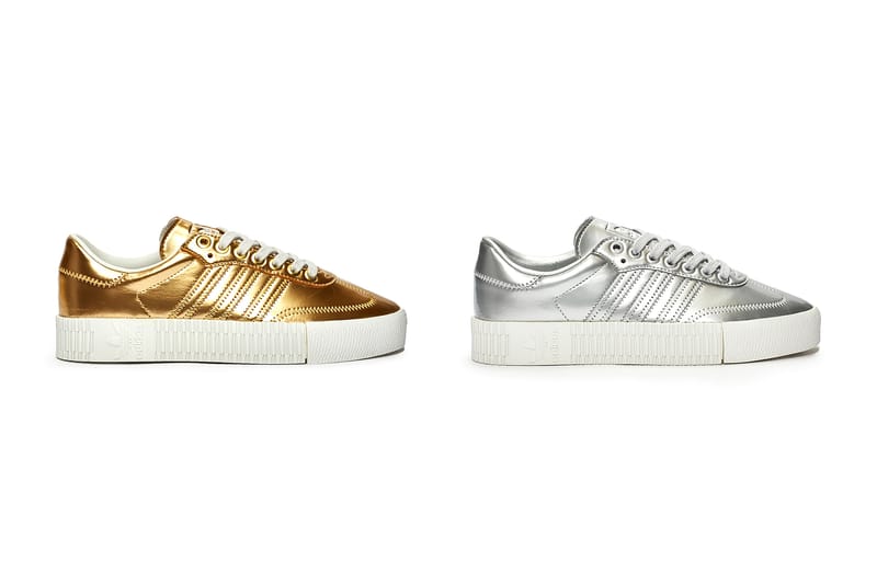 adidas Originals Gives the SAMBAROSE Silhouette the Metallic Treatment