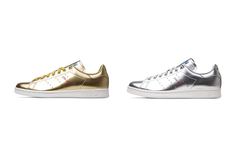 adidas Originials' Stan Smith Silhouette Gets Dressed in Metallic Gold and Silver