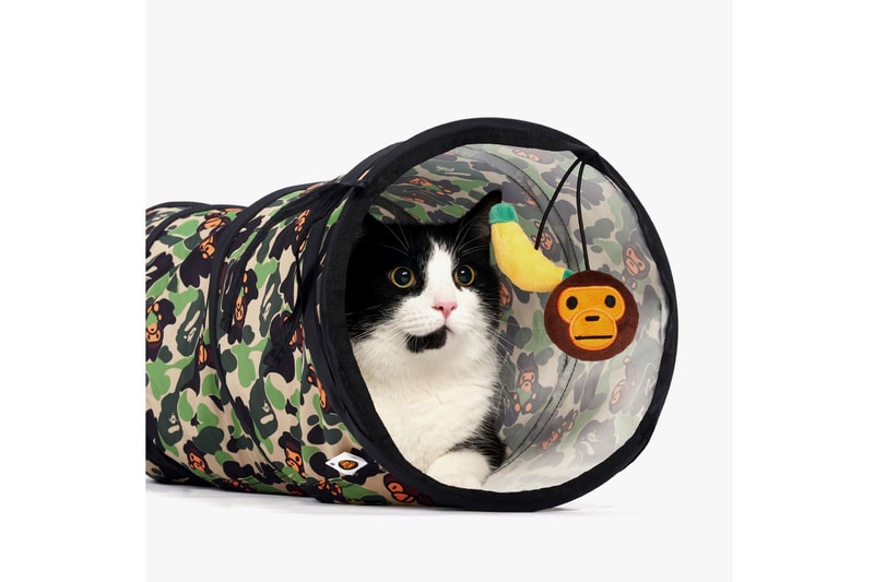 baby milo bape a bathing ape pet cat collection toys wand plush tunnel cardboard castle scratch board