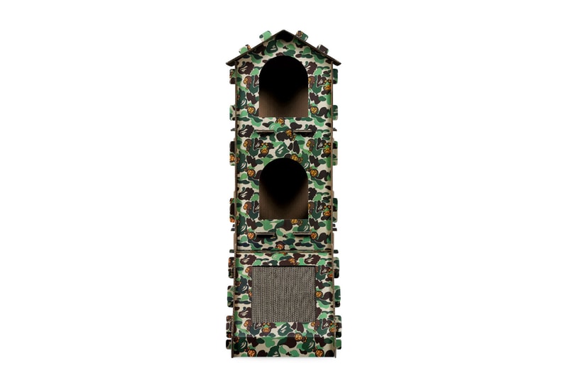 baby milo bape a bathing ape pet cat collection toys wand plush tunnel cardboard castle scratch board