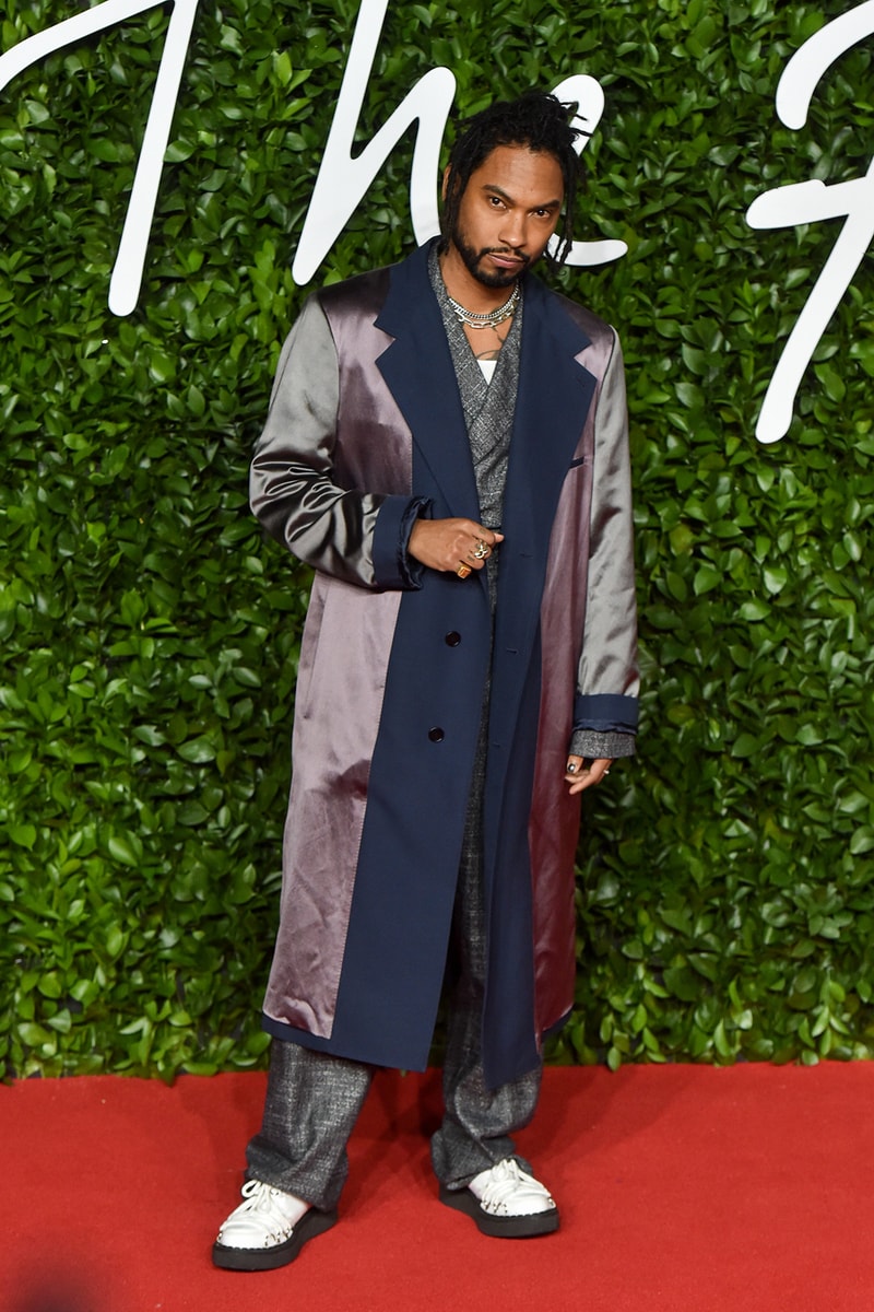 british fashion awards bfas best celebrity red carpet looks miguel