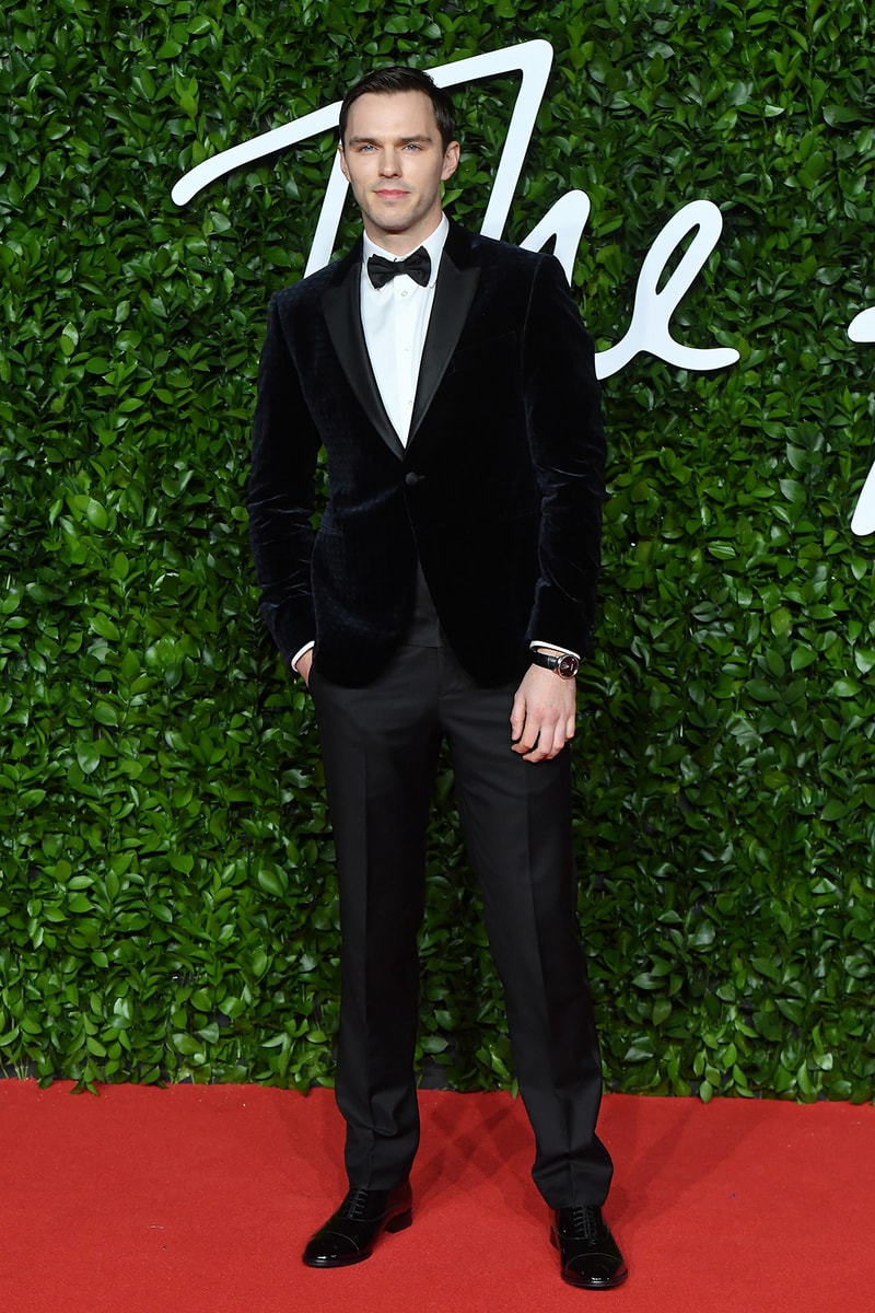 british fashion awards bfas best celebrity red carpet looks nicholas hoult