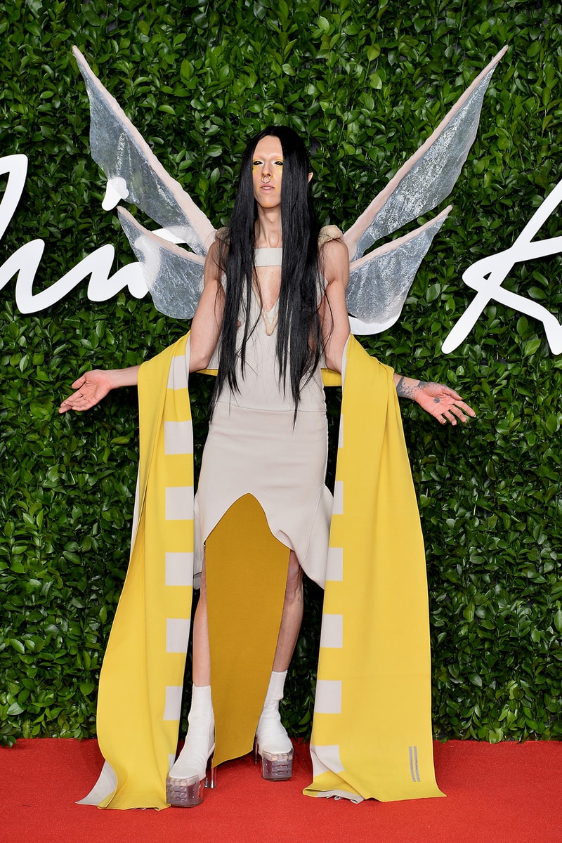 british fashion awards bfas best celebrity red carpet looks