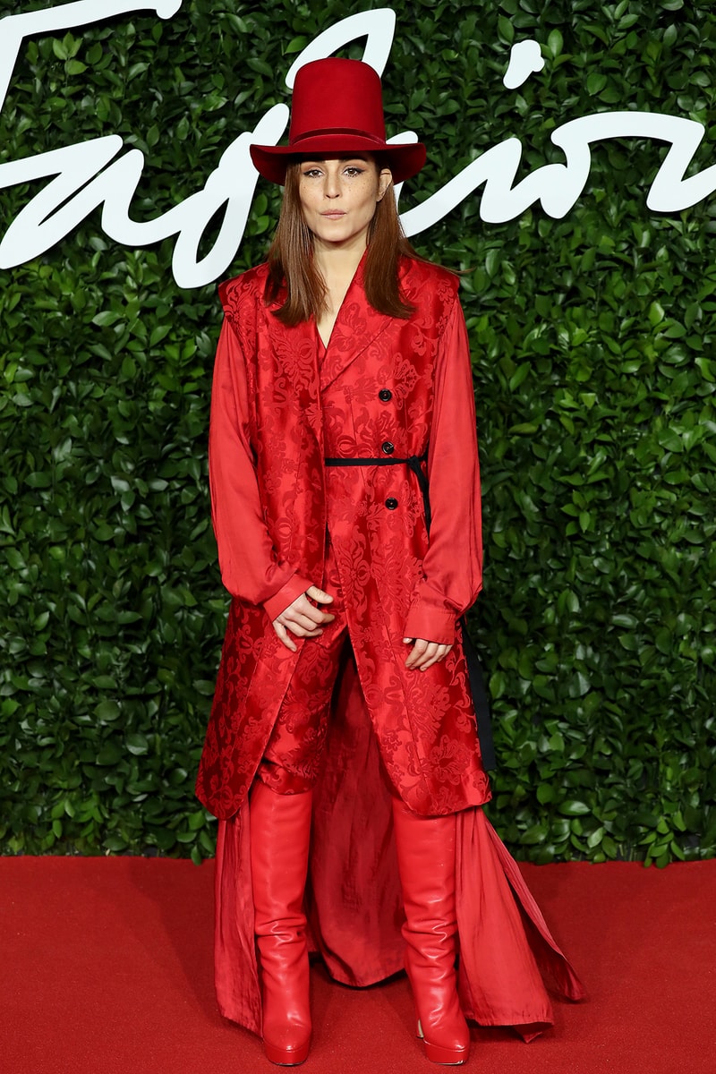 british fashion awards bfas best celebrity red carpet looks