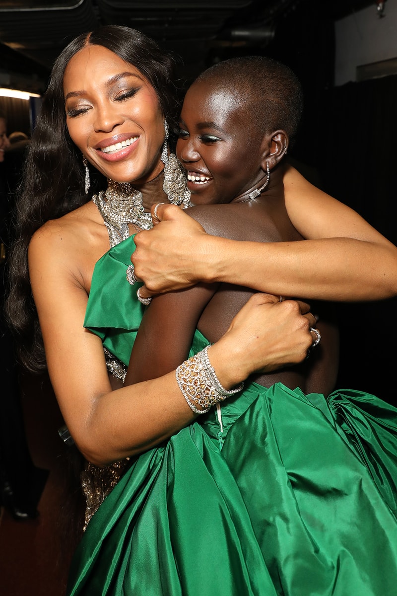 british fashion awards winners list adut akech naomi campbell model