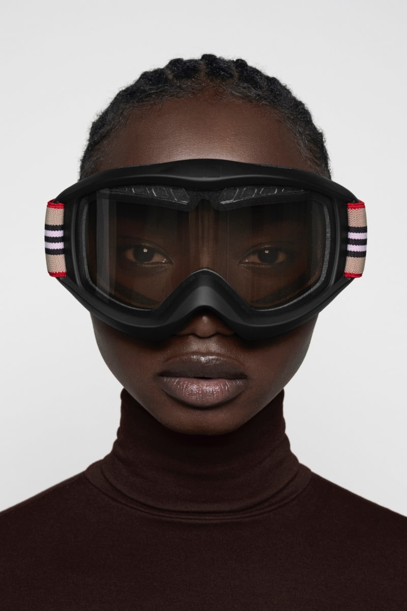 Burberry B Series Ski Goggles Logo Print Release Riccardo Tisci Outerwear Collection Heritage Check