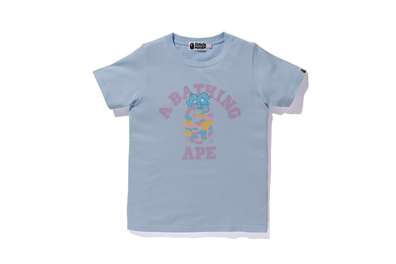 Care Bears x BAPE Collection Logo T-Shirt Blue