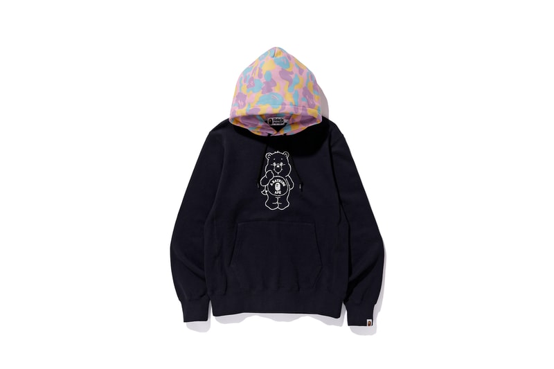 Care Bears x BAPE Collection Hoodie Black Camo