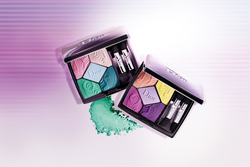 Dior Beauty "Glow Vibes" Spring Summer 2020 Makeup Collection 5 Coleurs Eyeshadow Palette Pink Vibration Blue Beat