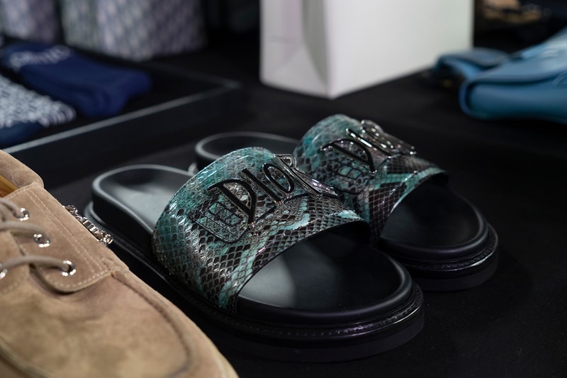 dior mens shawn stussy collaboration pre fall 2020 backstage saddle bag jewelry
