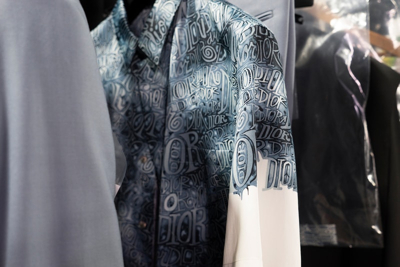 dior mens shawn stussy collaboration pre fall 2020 backstage saddle bag jewelry