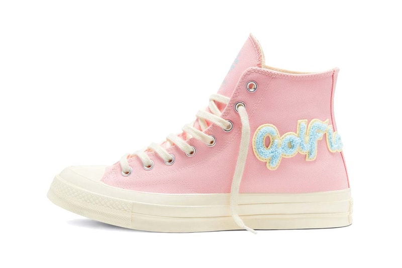 GOLF le FLEUR* “Chenille” Pink Chuck 70s Restock Blue Tyler, The Creator Converse Shoe
