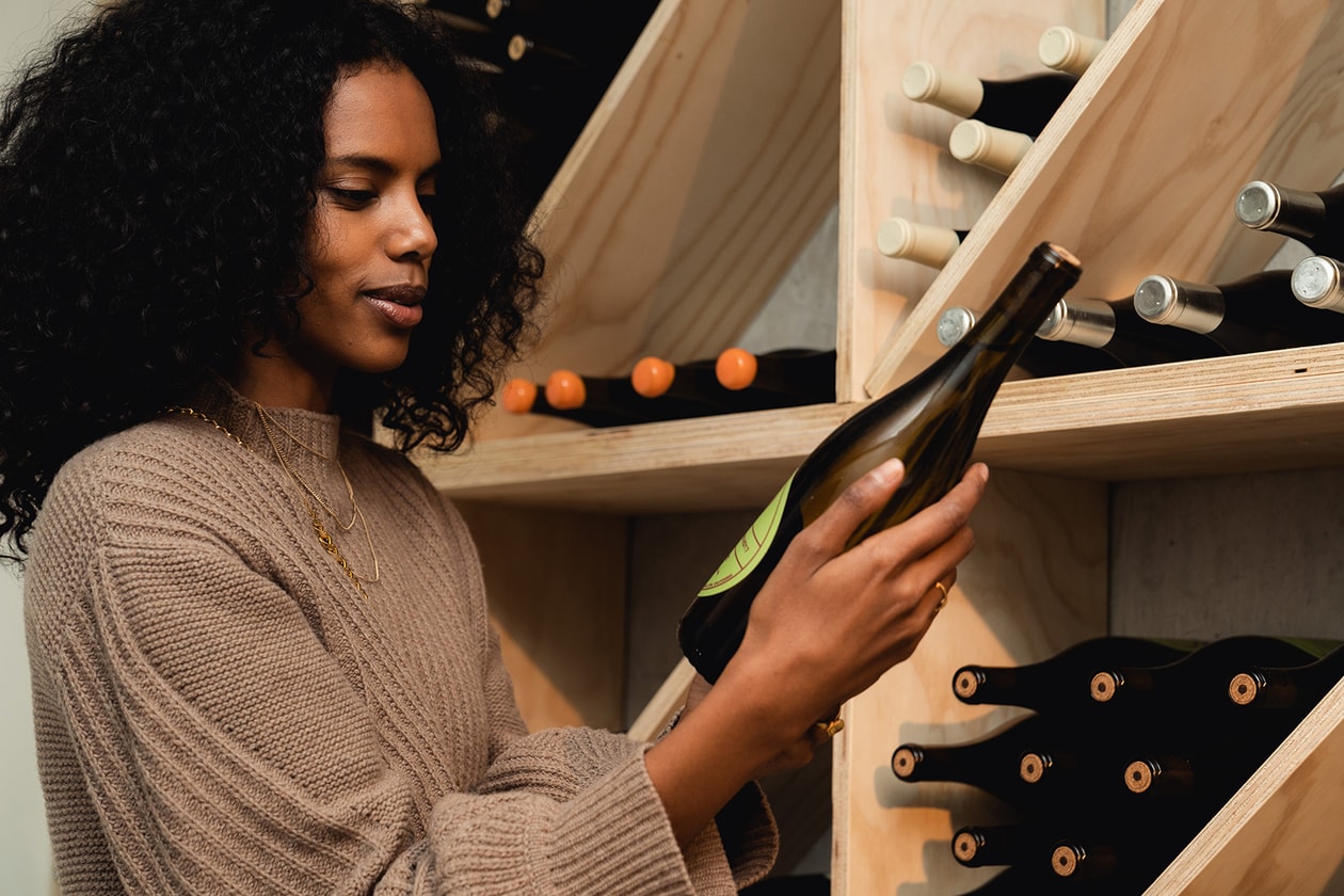 Grace Mahary Model Sommelier Wine