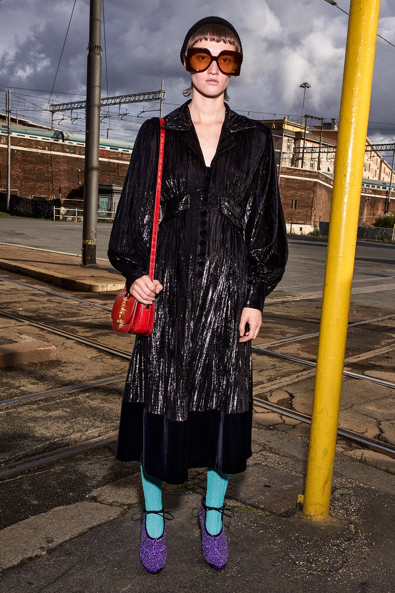 Gucci Pre-Fall 2020 Collection Lookbook Maxi Dress Black