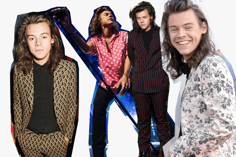 Harry Styles Fashion Evolution Career Gucci Met Gala Co-Chair Suit Album Release
