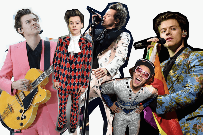 Harry Styles Fashion Evolution Career Gucci Met Gala Co-Chair Suit Album Release
