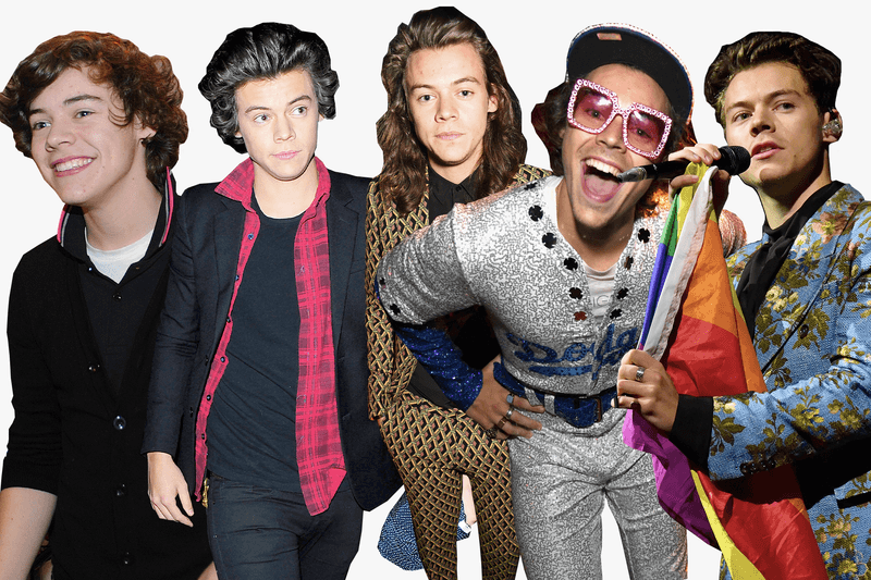 Harry Styles Fashion Evolution Career Gucci Met Gala Co-Chair Suit Album Release