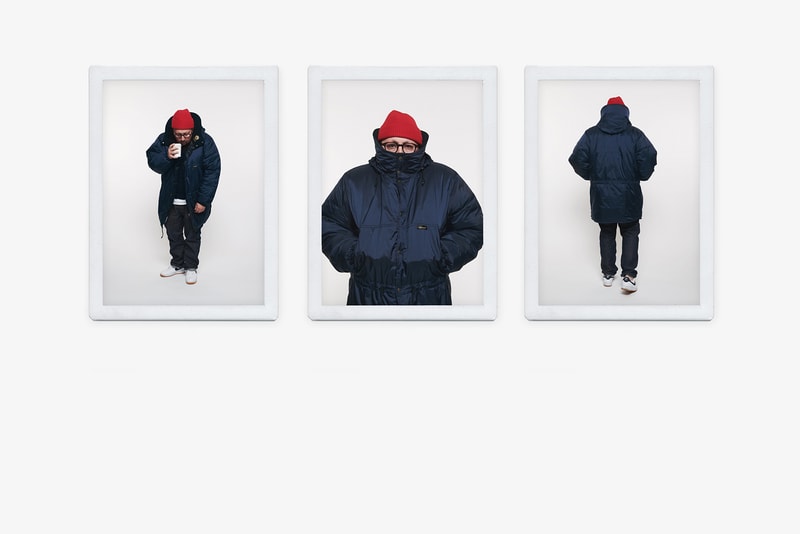 jjjjound kanuk collaboration heritage otarie jacket outerwear campaign charlotte cardin
