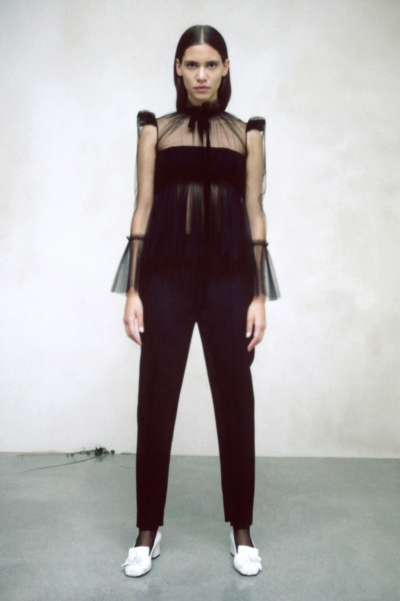 khaite pre fall 2020 collection cate holstein lookbook blouses suits jackets jeans belt
