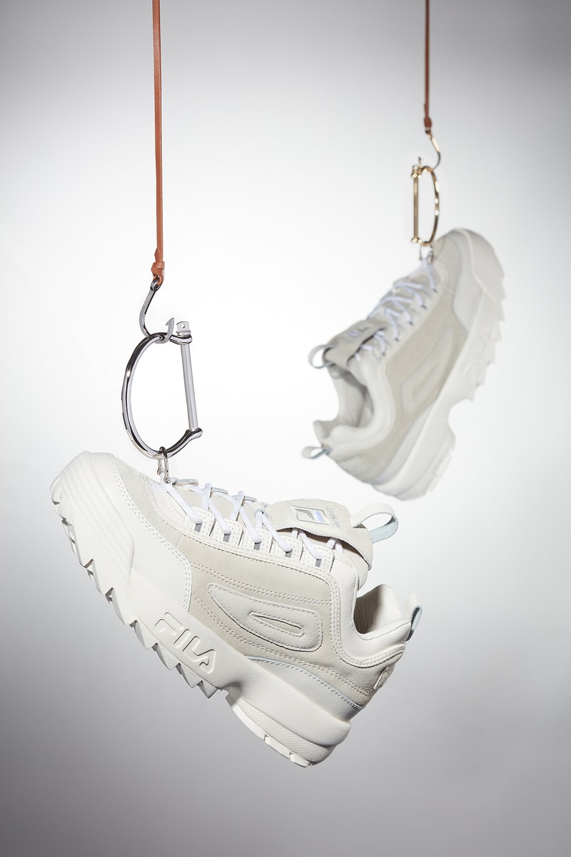 Miansai x FILA Sneaker Collection Disruptor Gardenia