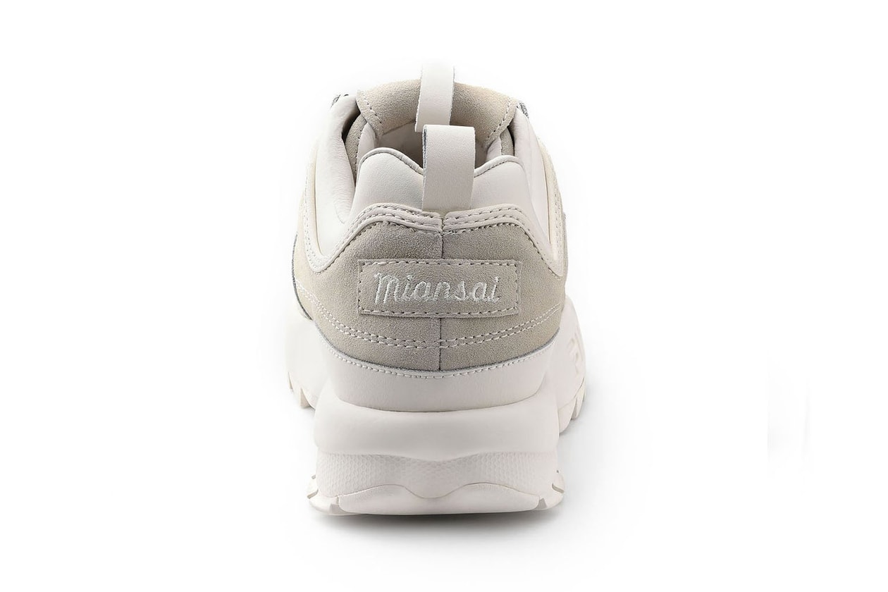 Miansai x FILA Sneaker Collaboration Targa Disruptor