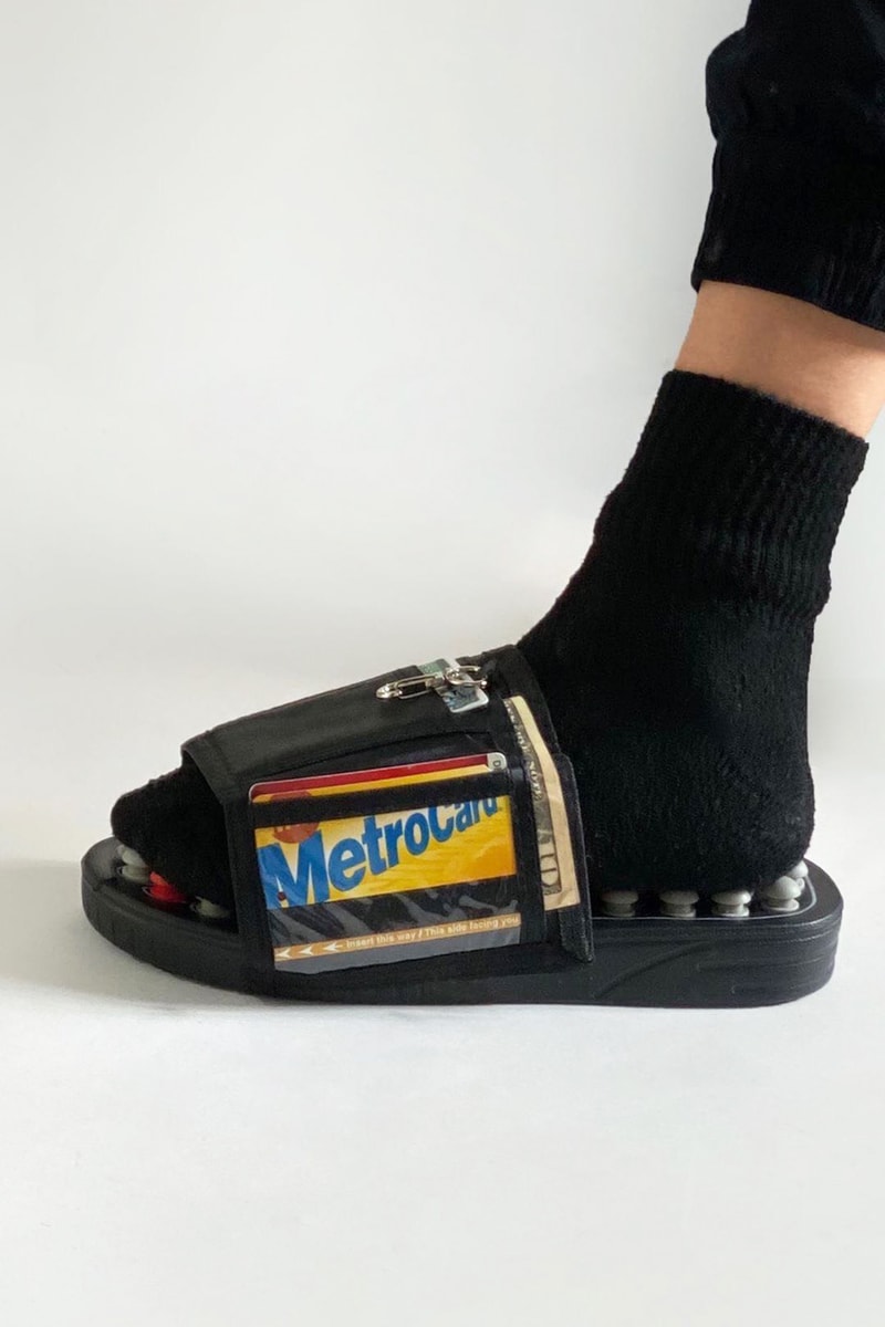 nicole mclaughlin opening ceremony collaboration wallet sandals upcycling sustainability new york
