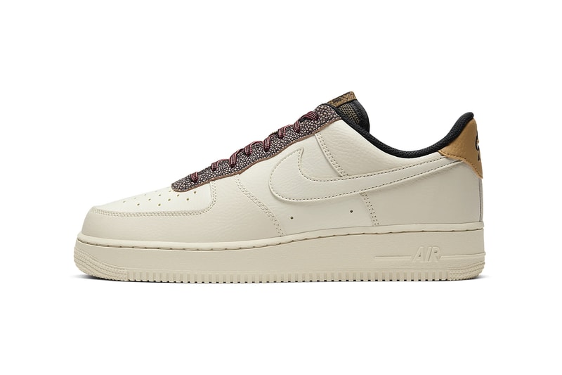 nike air force 1 07 sneakers brown tan beige fossil shoes footwear sneakerhead