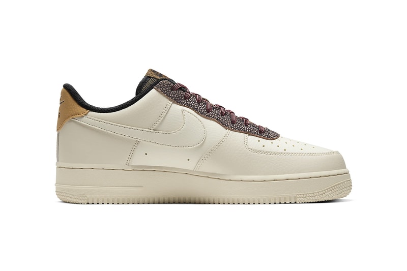 nike air force 1 07 sneakers brown tan beige fossil shoes footwear sneakerhead