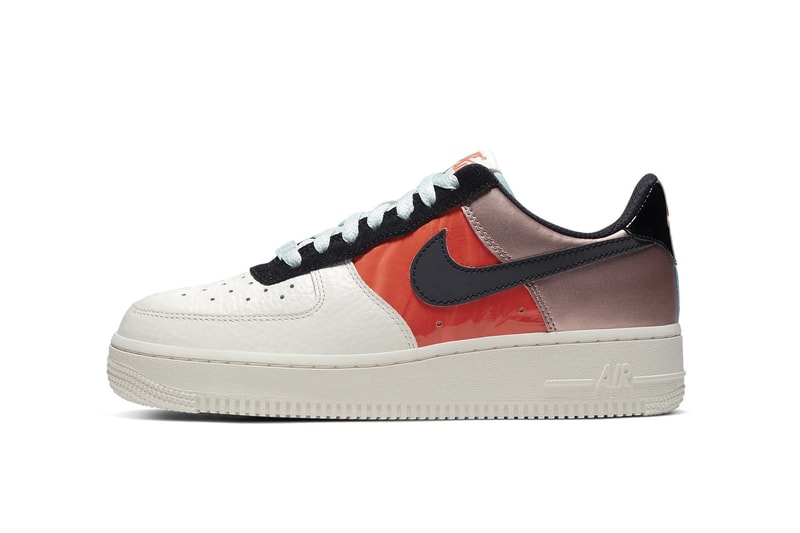 Nike Air Force 1 Glow-in-the-Dark Colorblock Sneaker Shoe Trainer Release Metallic Swoosh