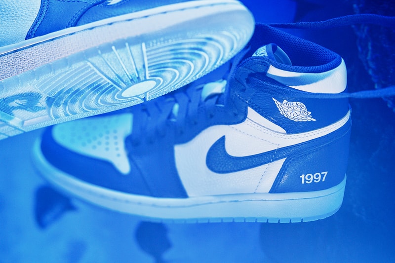 nike air jordan 1 retro high colette stockx sneakers collaboration oceana giveaway donation environment blue white 1997