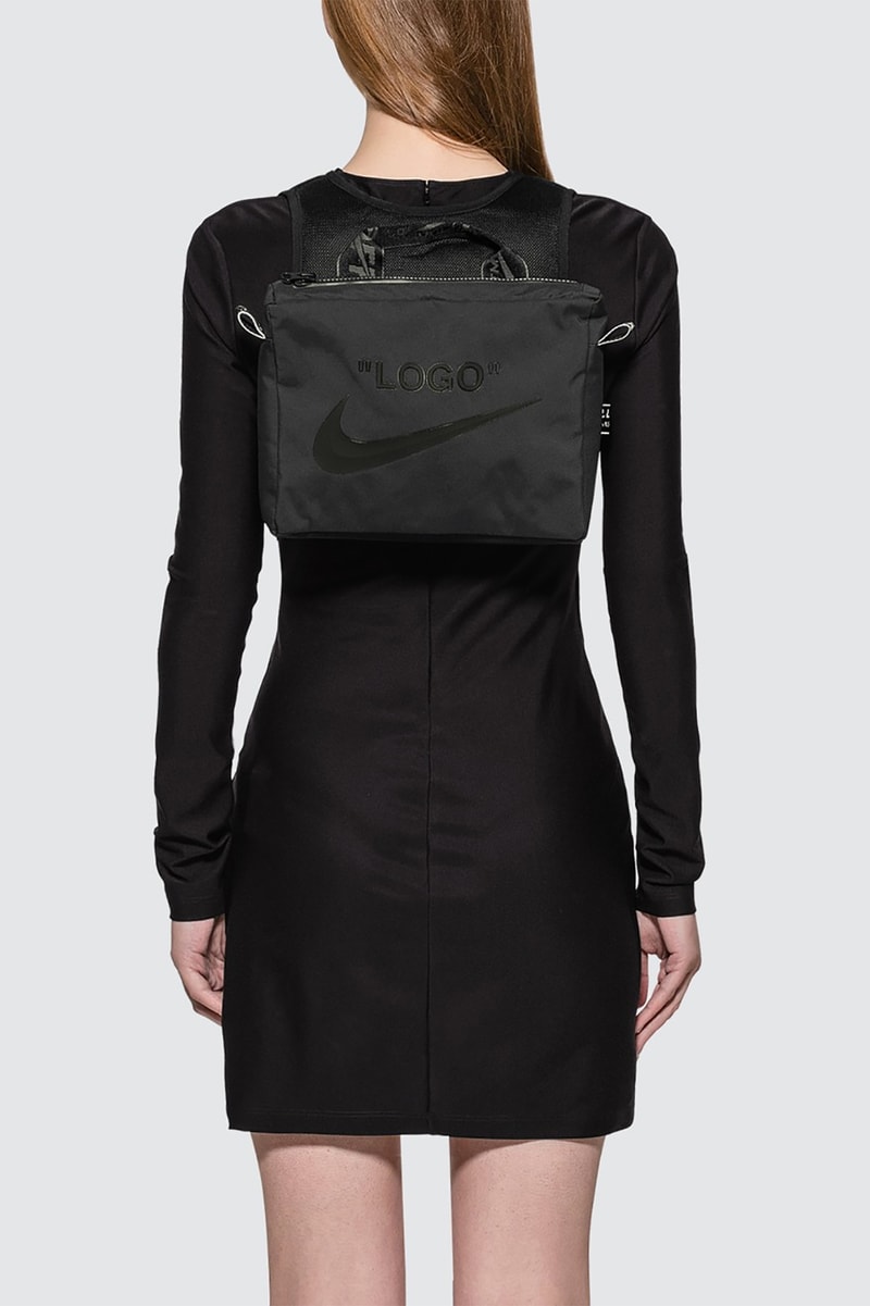 nike off white virgil abloh womens utility vest black dress