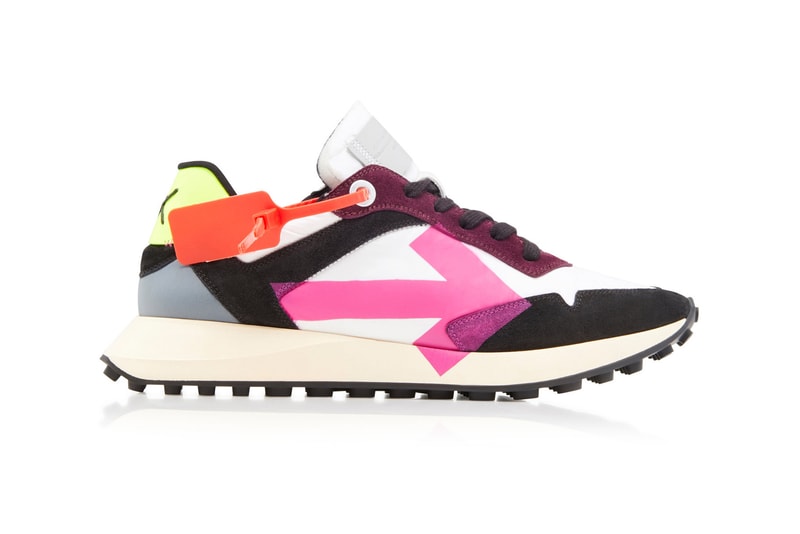 Off-White Arrow Sneaker White/Fuchsia Spring/Summer 2020