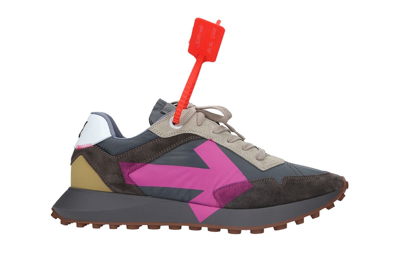 Off-White Arrow Sneaker Medium Grey/Fuchsia Spring/Summer 2020