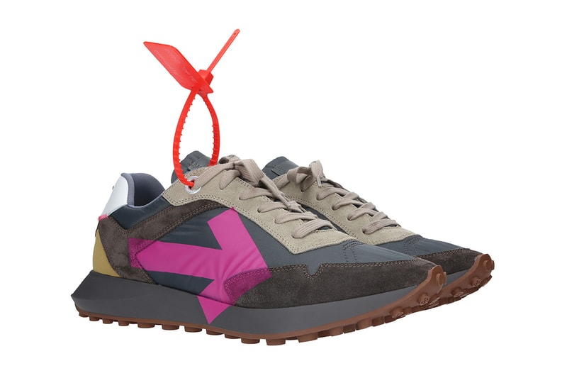 Off-White Arrow Sneaker Medium Grey/Fuchsia Spring/Summer 2020