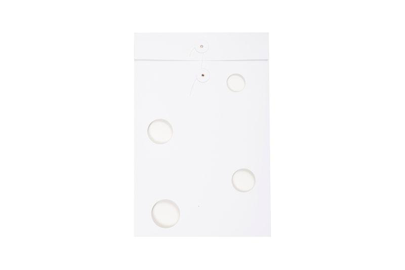 off white virgil abloh perforated book meteor bag spring summer 2020