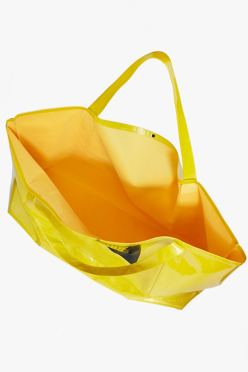 opening ceremony super large tote bag black yellow oversized