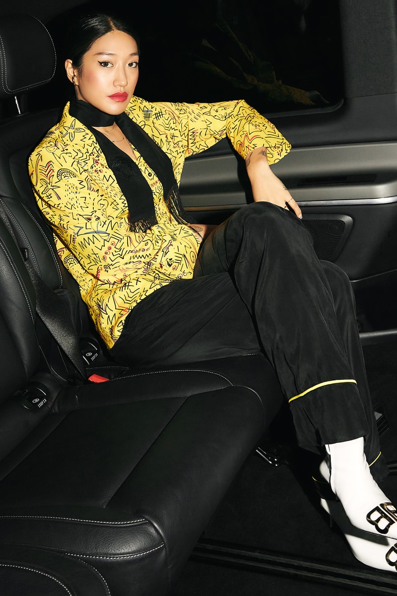 Peggy Gou x YOOX Pajamas Collection Top Yellow Pants Black