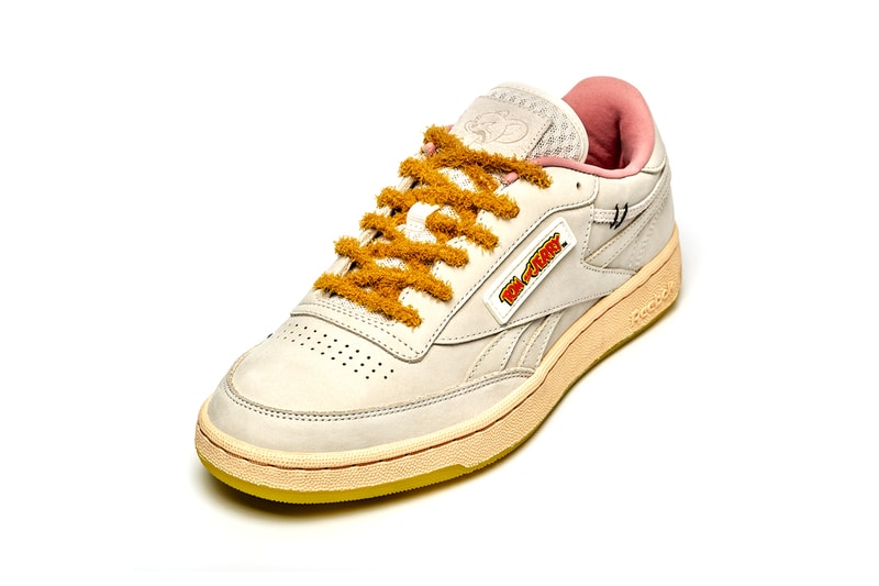 reebok tom and jerry warner bros collaboration instapump club c sneakers brown grey footwear sneakerhead
