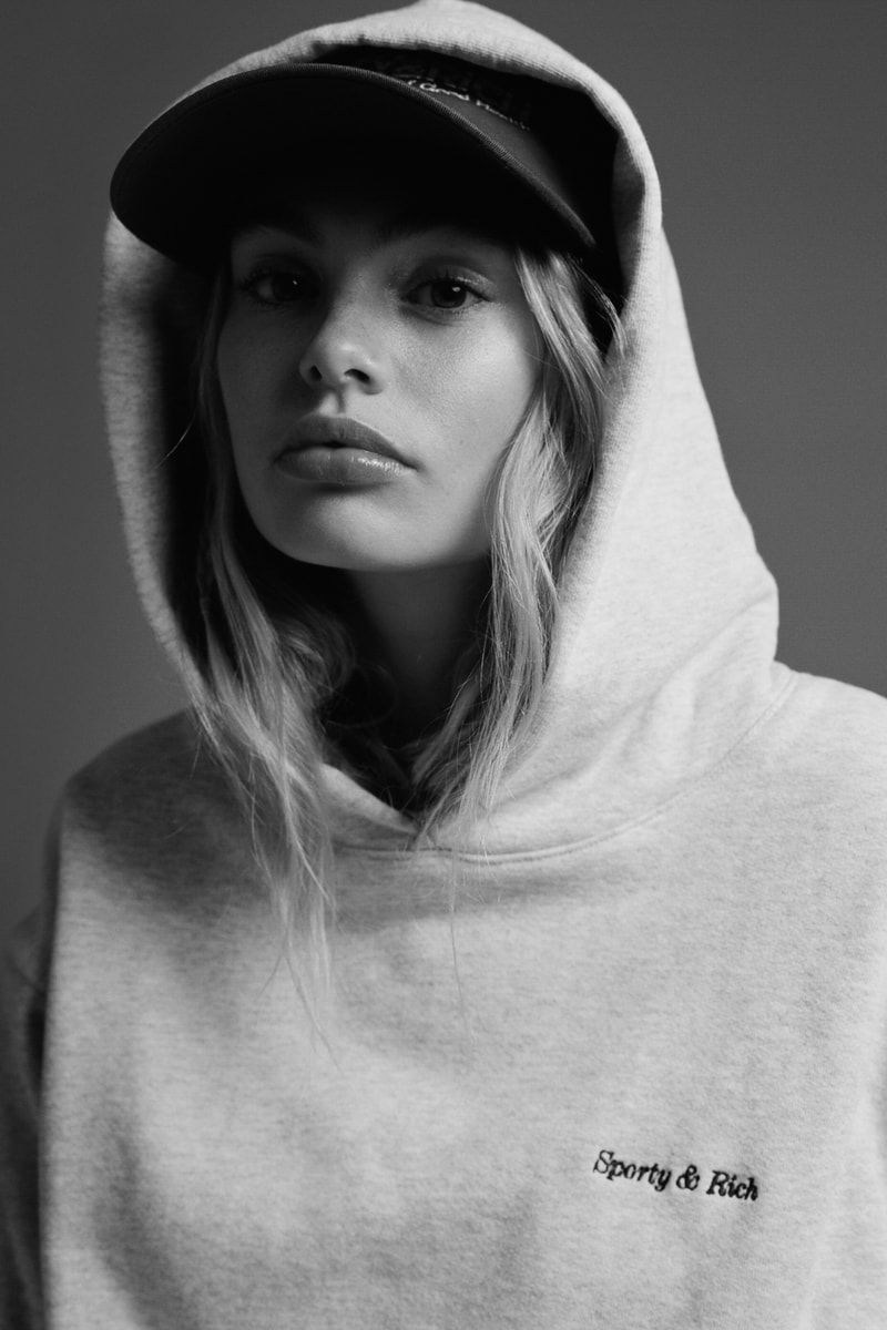 Sporty & Rich Fall/Winter 19 Collection Lookbook Emily Oberg Hoodies Print Sneakers T-Shirt Retro Inspired Fashion