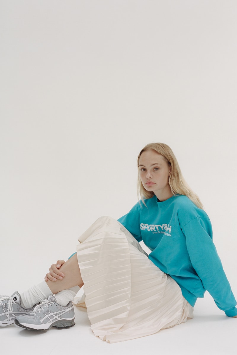 Sporty & Rich Fall/Winter 19 Collection Lookbook Emily Oberg Hoodies Print Sneakers T-Shirt Retro Inspired Fashion