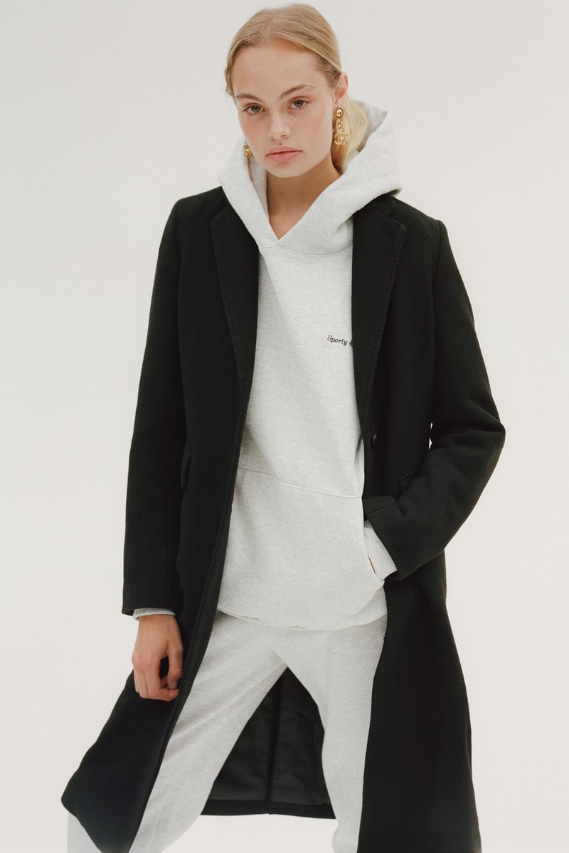 Sporty & Rich Fall/Winter 19 Collection Lookbook Emily Oberg Hoodies Print Sneakers T-Shirt Retro Inspired Fashion