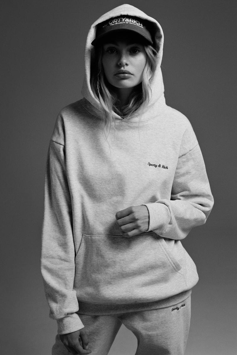 Sporty & Rich Fall/Winter 19 Collection Lookbook Emily Oberg Hoodies Print Sneakers T-Shirt Retro Inspired Fashion