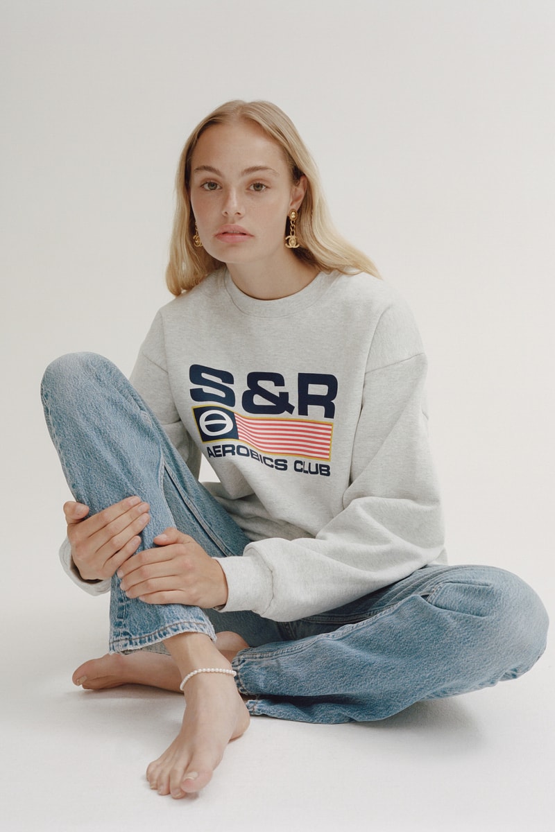 Sporty & Rich Fall/Winter 19 Collection Lookbook Emily Oberg Hoodies Print Sneakers T-Shirt Retro Inspired Fashion