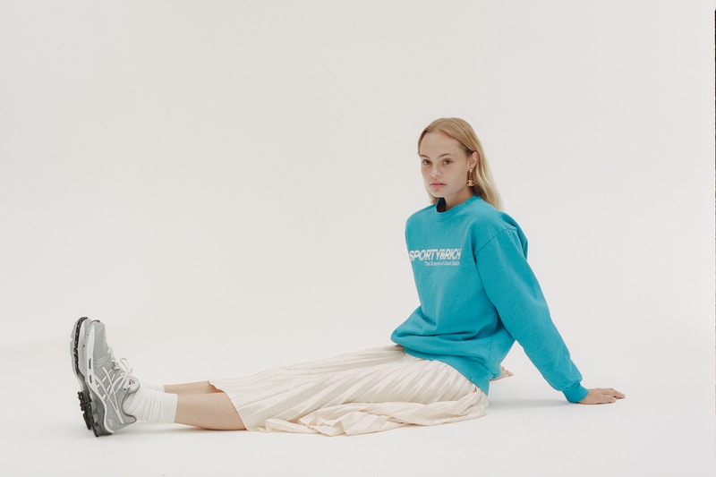 Sporty & Rich Fall/Winter 19 Collection Lookbook Emily Oberg Hoodies Print Sneakers T-Shirt Retro Inspired Fashion