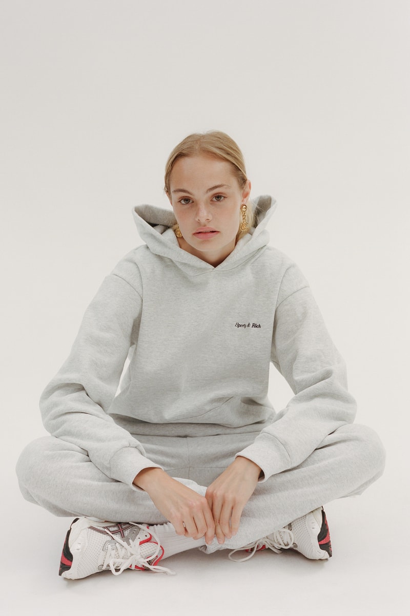 Sporty & Rich Fall/Winter 19 Collection Lookbook Emily Oberg Hoodies Print Sneakers T-Shirt Retro Inspired Fashion