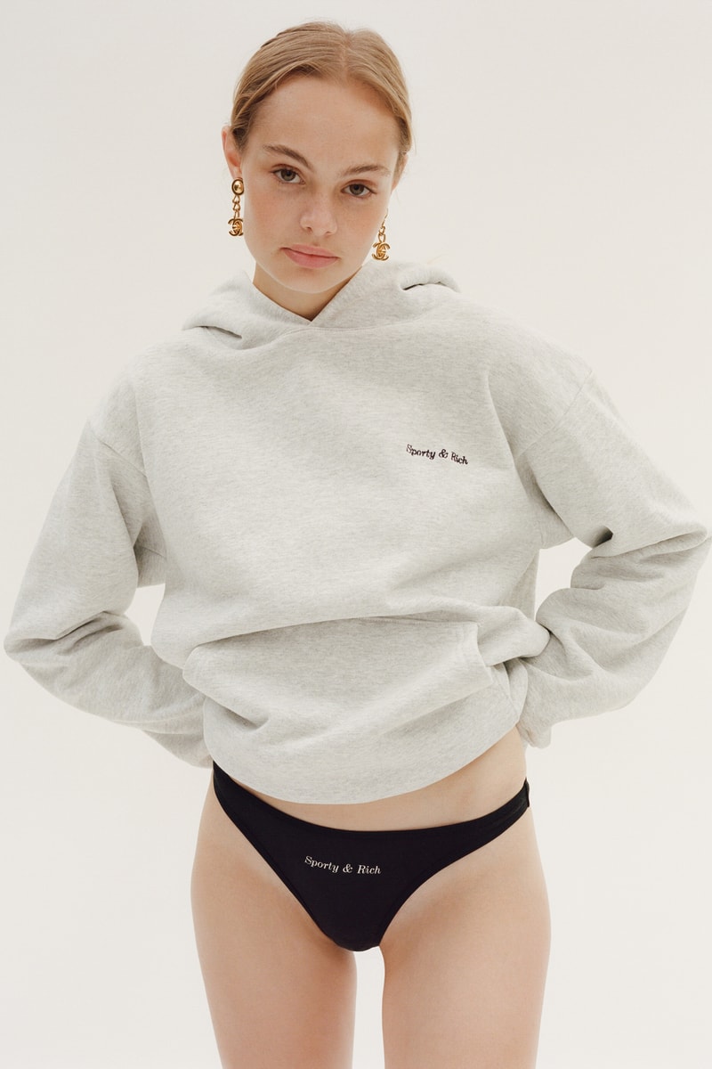 Sporty & Rich Fall/Winter 19 Collection Lookbook Emily Oberg Hoodies Print Sneakers T-Shirt Retro Inspired Fashion