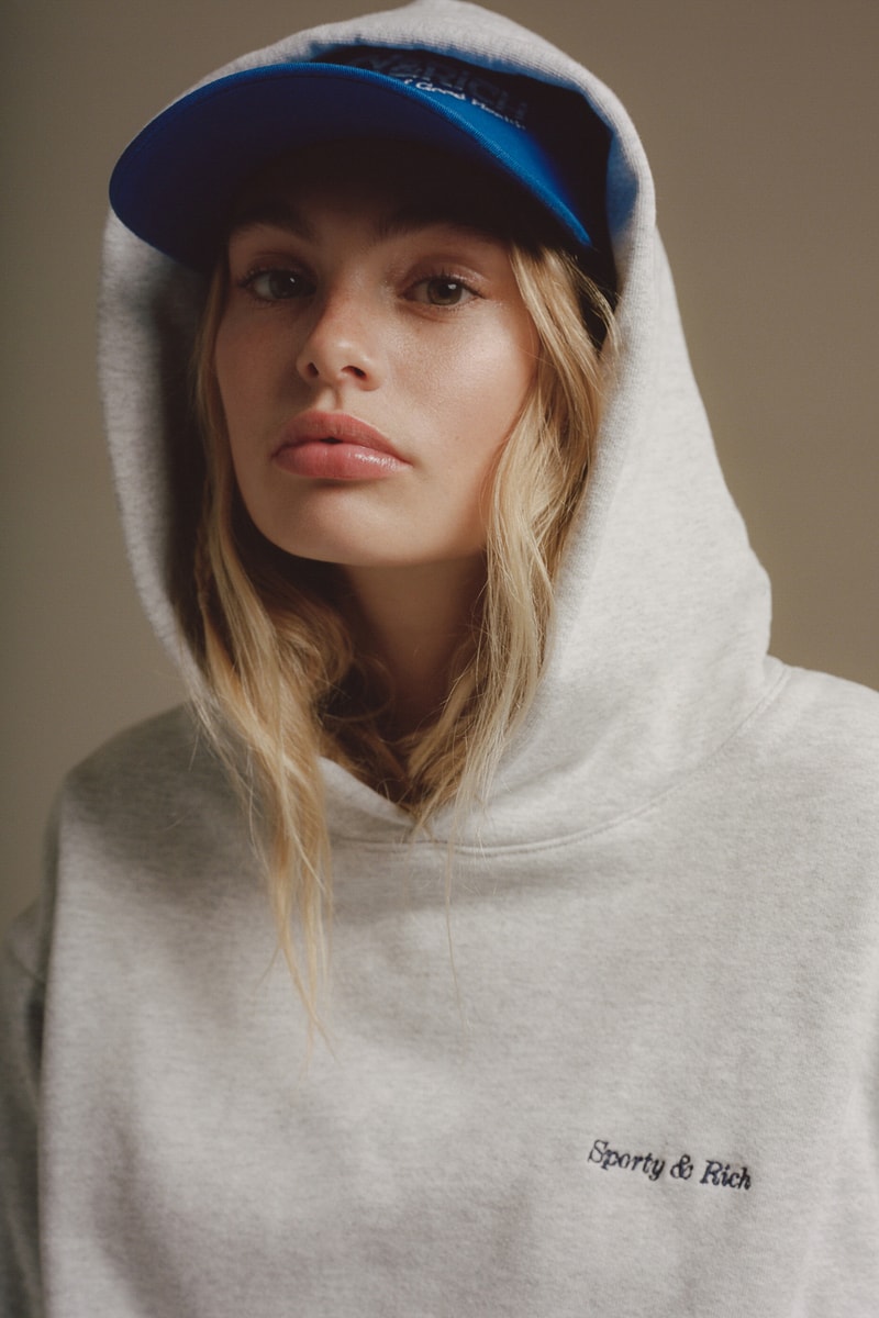 Sporty & Rich Fall/Winter 19 Collection Lookbook Emily Oberg Hoodies Print Sneakers T-Shirt Retro Inspired Fashion