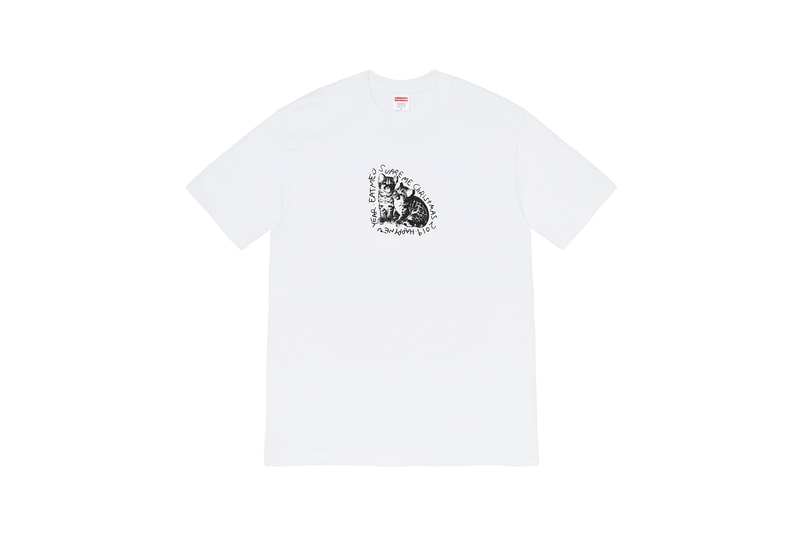 supreme graphic winter t shirts pink magenta sane smith