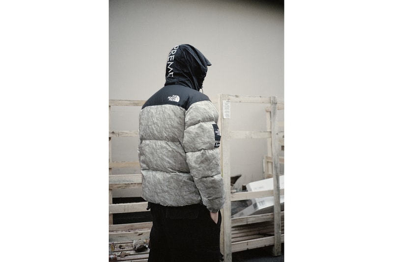supreme the north face collaboration winter jacket pants scarf 