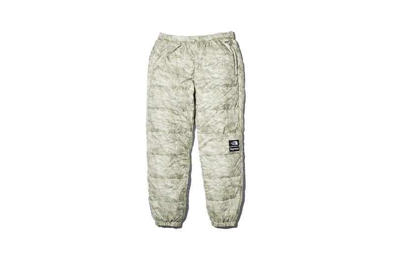 supreme the north face collaboration winter jacket pants scarf 